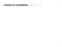 Tablet Screenshot of charlyncameron.com